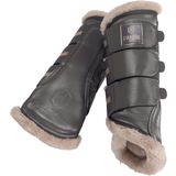 Tendon Boots - GLAMSLATE FAUXFUR, Basalt Grey