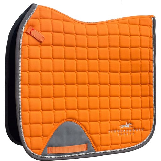 Schockemöhle Sports 'Power Pad' díjlovas nyeregalátét, Full - orange-grey