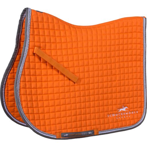 Подложка за седло за скачане ''Neo Star Pad S-Style'', Full - orange-grey