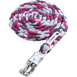 Schockemöhle Sports 'Panic Style' Lead Rope  - slate grey-hot pink-platin