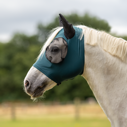 BUSSE TWIN FIT FLEXI Fly Mask, Teal - Full