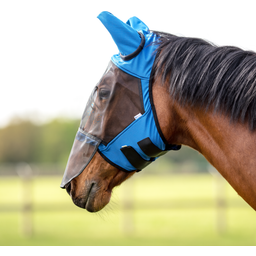 BUSSE FLY GUARD II PLUS Fly Mask, Blue - Full