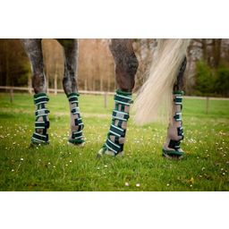Horseware Ireland Fly Boot, Oatmeal/Sage, Beige & Green - Pony