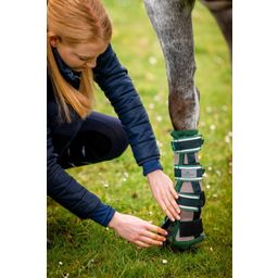 Horseware Ireland Fly Boot - Oatmeal/Sage, Beige & Green - Pony