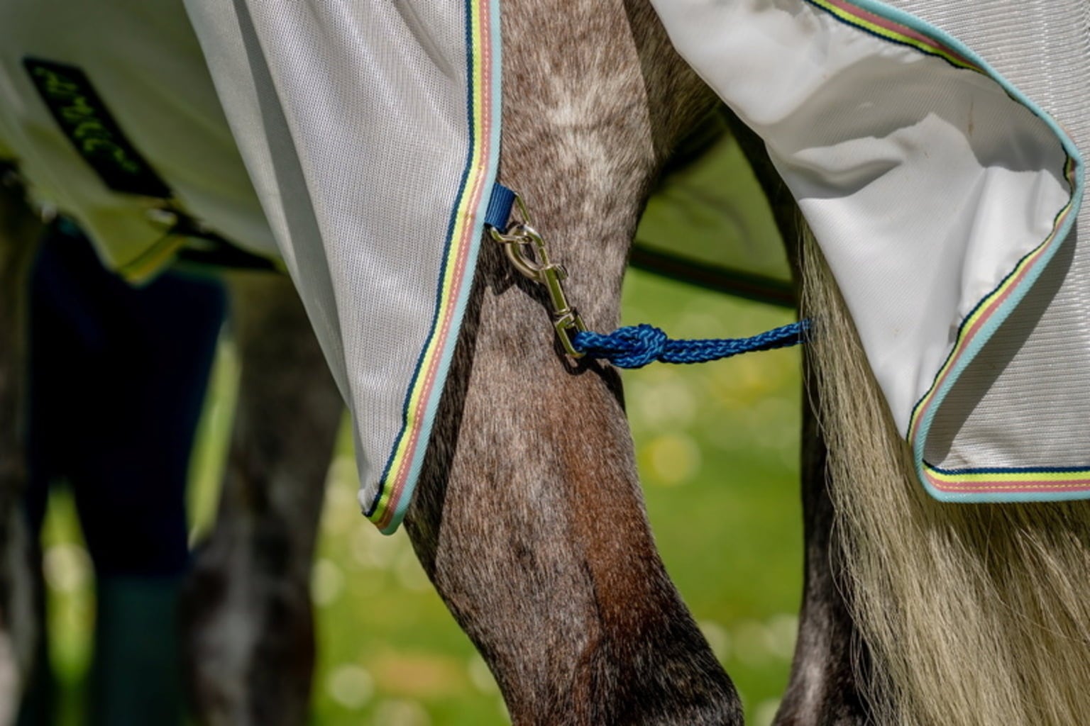 Horseware Ireland Amigo Bug Rug Lunar Rock/Navy & Lime - 145 cm