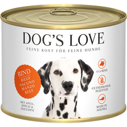 Dog's Love Wet Dog Food - BEEF, for Adults - 200 g