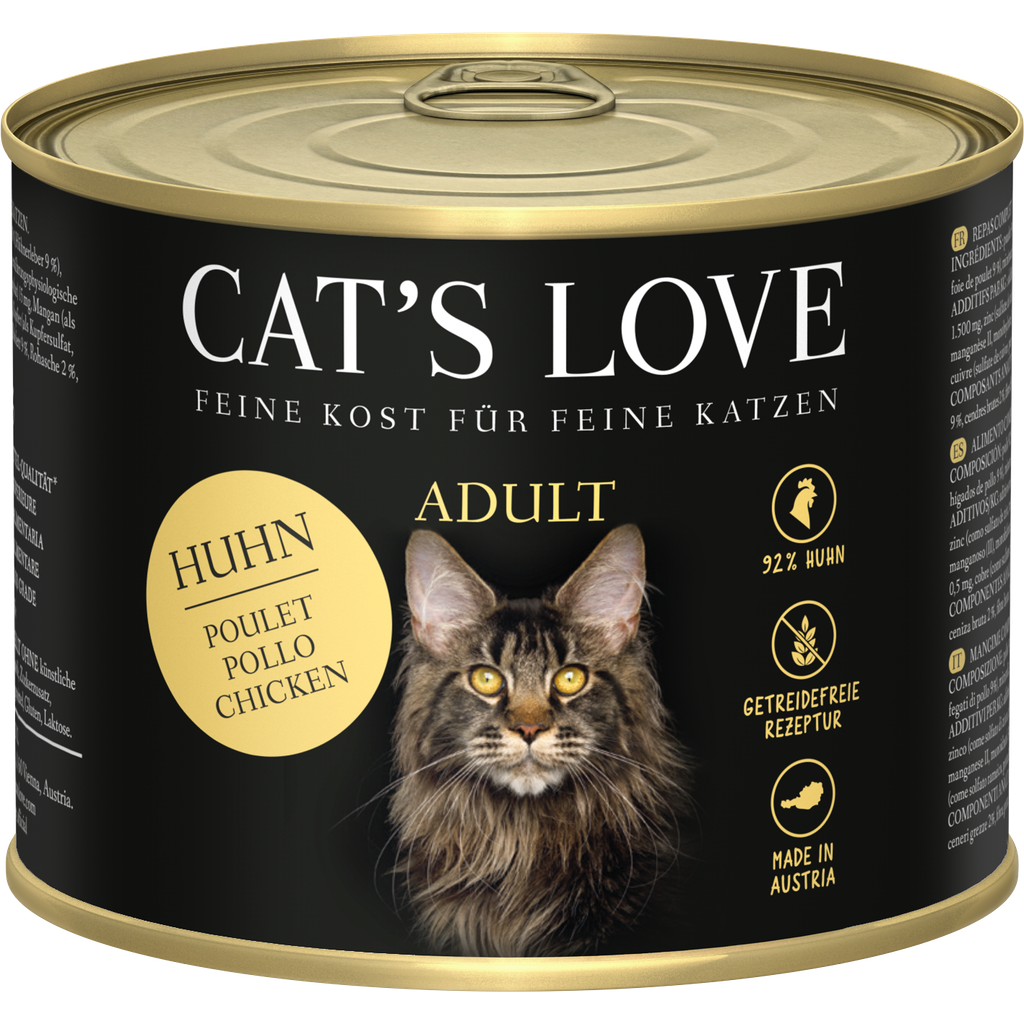 Cat s Love Wet Cat Food PURE CHICKEN for Adults EquusVitalis