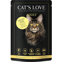 Cat's Love Wet Cat Food - PURE CHICKEN, for Adults - 85 g