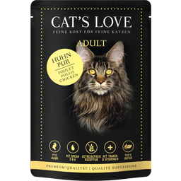 Cat's Love Wet Cat Food - PURE CHICKEN, for Adults - 85 g