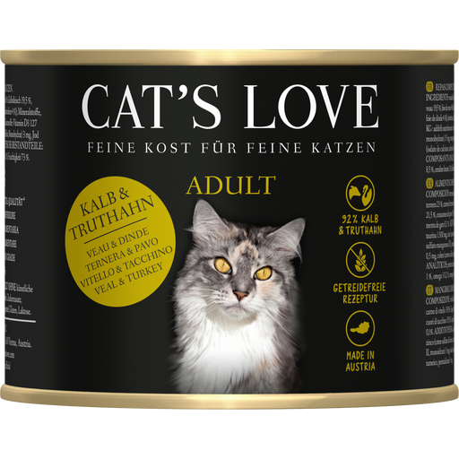 Cat's Love Pâtée pour Chat Adulte 