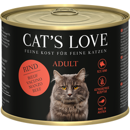 Cat's Love Мокра храна за котки "Adult Pure Beef"