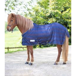 Economic Fly Rug with Crossover Straps, Midnight Blue - 135 cm