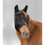 Premium Fly Mask with Ear Protection, Black