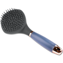 Long-Hair Brush with Gel Handle, Black/Rosé Gold