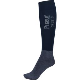 PIKEUR Knee Socks Tube, Night Blue - 35-37