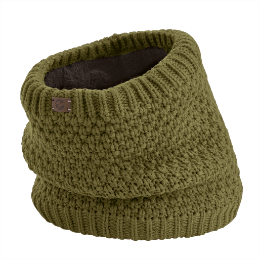 BUSSE CLAIRE Neckwarmer - Winter Olive