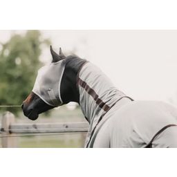 Kentucky Horsewear Vliegenmasker Classic Zonder Oren Beige - Full/WB