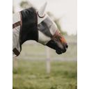 Kentucky Horsewear Classic Fly Mask with Ears, Silver - Full/WB
