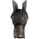 Classic Fly Mask with Ears and Nose, Black - Full/WB