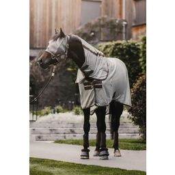 Kentucky Horsewear Derka przeciw owadom Mesh Classic silver - 145 cm