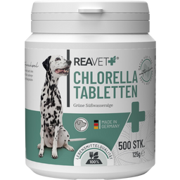 REAVET Chlorella Tabletten Voor Honden - 500 stuks