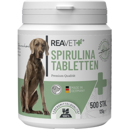 REAVET Spirulina Tabletter för Hundar - 500 st.