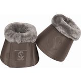 Bell Boots - SOFTSLATE FAUXFUR, Deep Taupe
