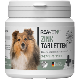 REAVET Zinc Tablets for Dogs - 120 Pcs