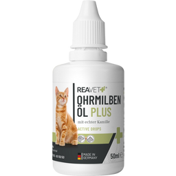 REAVET Ohrmilbenöl Plus für Katzen - 50 ml