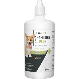 REAVET Ear Mite Oil Plus for Dogs - 110 ml