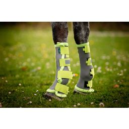 Horseware Ireland Flyboot Silver/Lime - Pony