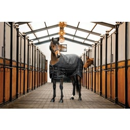 Horseware Easy-Layer Stable 100g, Black/Black & Silver - 140 cm