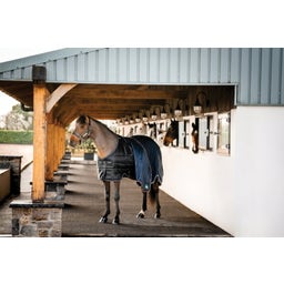 Horseware Easy-Layer Stable 100g, Black/Black & Silver - 140 cm