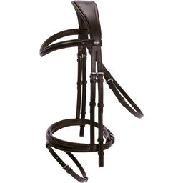 Schockemöhle Sports Bridle Monza - Dark Brown/Silver - Full