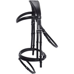 Schockemöhle Sports Bridle Monza - Black/Silver - Cob