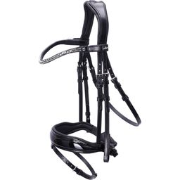 Schockemöhle Sports Bridle Siena - Black/Patent/Grey - Cob