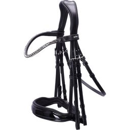 Double Bridle Milazzo - Black/Patent/Grey - Cob