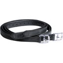 Stirrup Leathers Chantilly - Black/Black/Silver - 135 cm