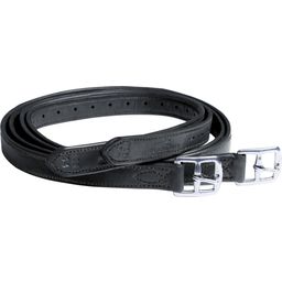 Steigbügelriemen Chantilly - black/black/silver - 135 cm