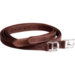 Stirrup Leathers Chantilly - Royal Oak/Cream/Silver - 135 cm