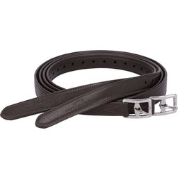 Stirrup Leathers Colorado Soft - Espresso/Silver - 115 cm