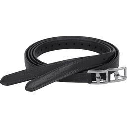 Stirrup Leathers Colorado Soft - Black/Silver - 115 cm