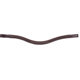 Čelni trak 'Browband Fancy Select', espresso/cream/silver - Cob