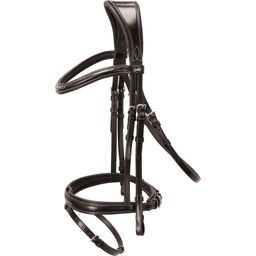 Schockemöhle Sports Bridle Monza F - Dark Brown/Cream/Silver