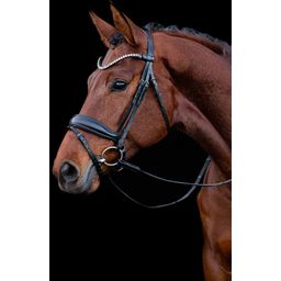 Schockemöhle Sports Bridle Siena - Black/Silver - Cob