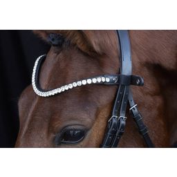 Schockemöhle Sports Bridle Siena - Black/Silver - Cob