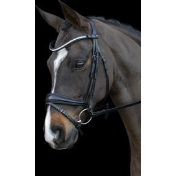 Schockemöhle Sports Bridle Charleston - Black/Silver - Cob