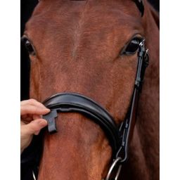 Schockemöhle Sports Bridle Malaga - Black/Grey/Silver - Cob