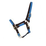 Kentucky Horsewear 'Plaited Nylon' Halter, Light Blue