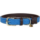 Kentucky Dogwear Plaited Nylon Dog Collar, Blue